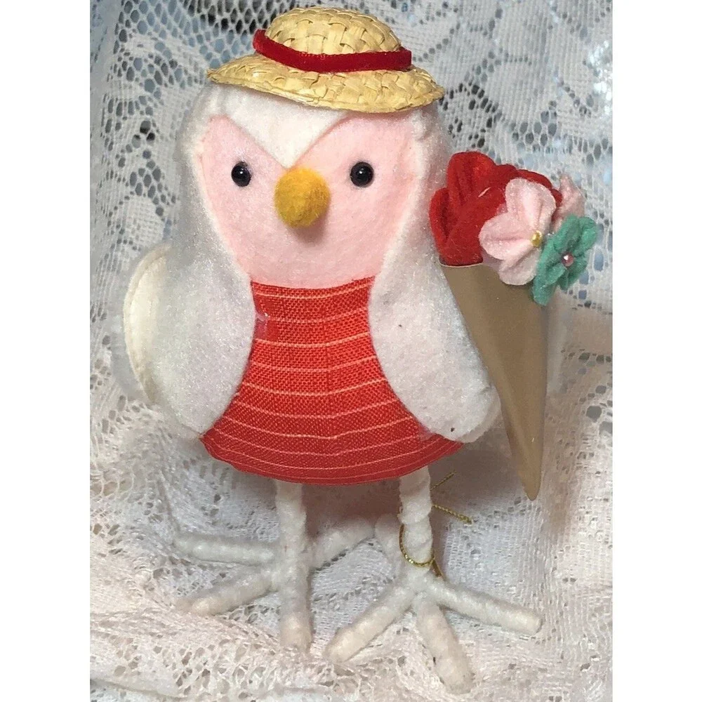 Target Spritz Valentines Day Holiday 2023 Jet Fabric Bird Featherly Friends